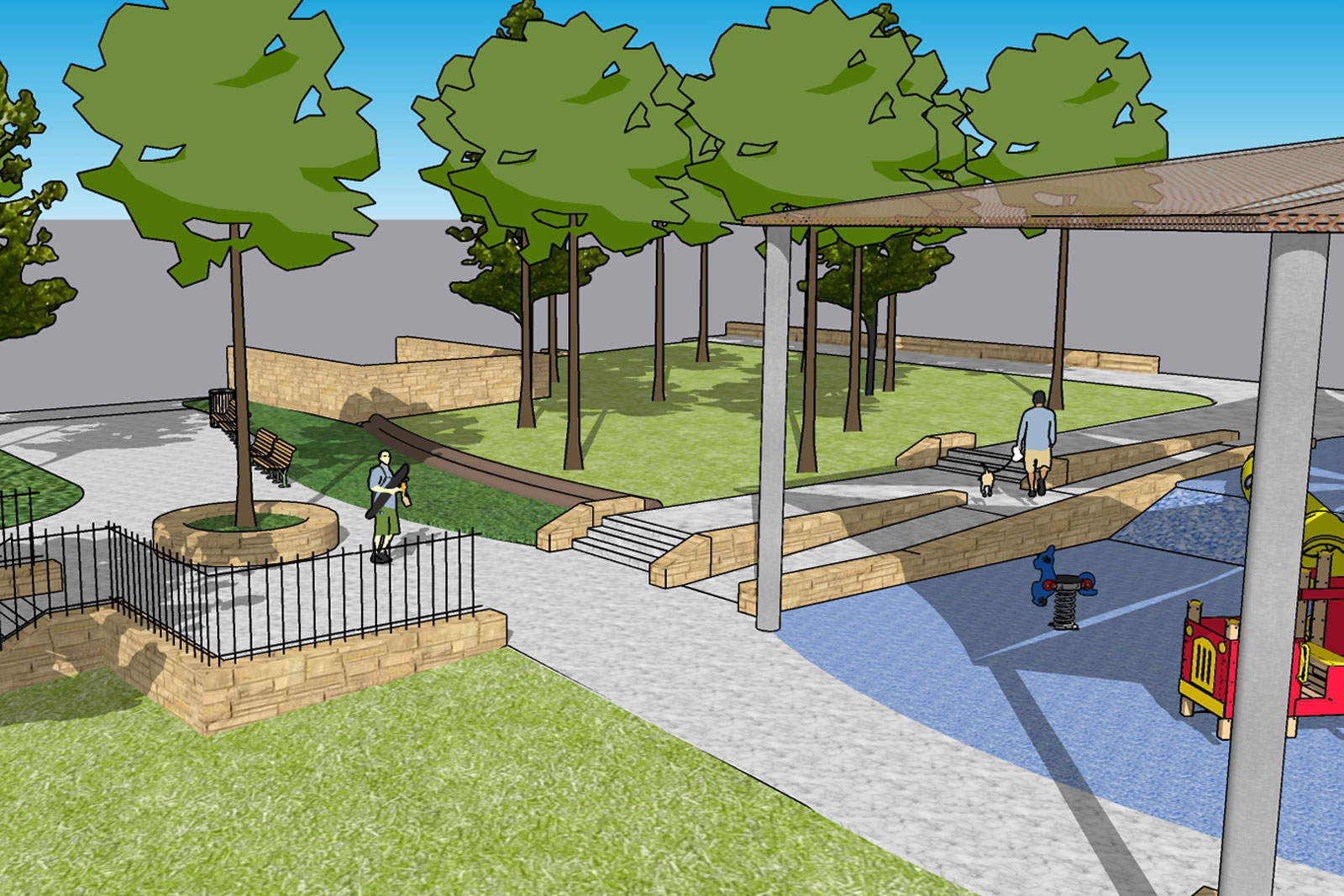 גן אורליך, ירושלים | אדריכלית נוף, רחל לוינשטיין